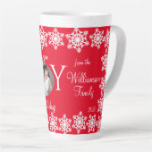 Foto der Familie JOY White Snowflake Tasse H (Rechte Ecke)