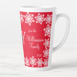 Foto der Familie JOY White Snowflake Tasse H