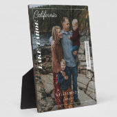 Foto der Familie Moderne Redaktion Reisegepäck Fotoplatte (Seite)