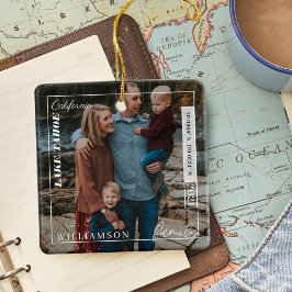 Foto der Familie Moderne Redaktion Reisegepäck Keramikornament