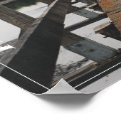 Foto der Familie Moderne Redaktion Reisegepäck Poster (Ecke)