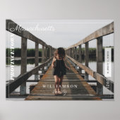 Foto der Familie Moderne Redaktion Reisegepäck Poster (Vorne)