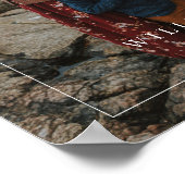 Foto der Familie Moderne Redaktion Reisegepäck Poster (Ecke)