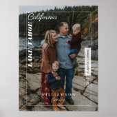 Foto der Familie Moderne Redaktion Reisegepäck Poster (Vorne)