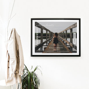 Foto der Familie Moderne Redaktion Reisegepäck Poster