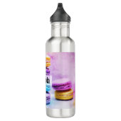 Foto der farbenfrohen, köstlichen Macarons Edelstahlflasche (Rechts)