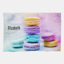 Foto der farbenfrohen, köstlichen Macarons