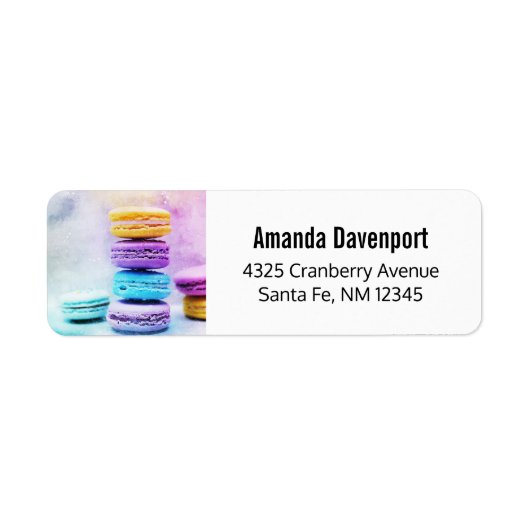 Foto der farbenfrohen Macarons (Vorne)