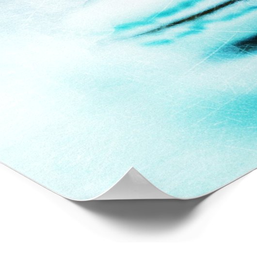 Foto der farbenfrohen Macarons Poster (Ecke)