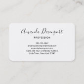 Foto der farbenfrohen Macarons Visitenkarte (Rückseite)