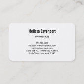 Foto der farbenfrohen Macarons Visitenkarte (Rückseite)