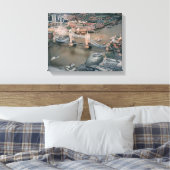 Foto der Federbrücke Leinwanddruck (Insitu (Schlafzimmer))