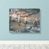 Foto der Federbrücke Leinwanddruck (Insitu (Holzboden))