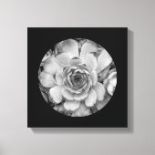 Foto der Form der schwarzen Grenze Leinwanddruck (Vorderseite)