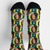Foto der Freundin für den Freund Emerald Green Socken (Oben)