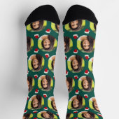 Foto der Freundin für den Freund Santa Emerald Gr Socken (Oben)
