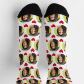 Foto der Freundin zum Valentinstag Socken (Oben)