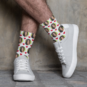 Foto der Freundin zum Valentinstag Socken