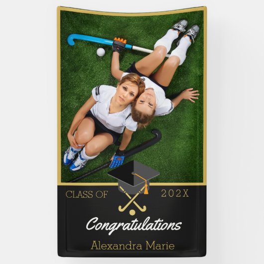 Foto der Fußball-Spieler gratulieren Absolvent Ba Banner (Vertikal)