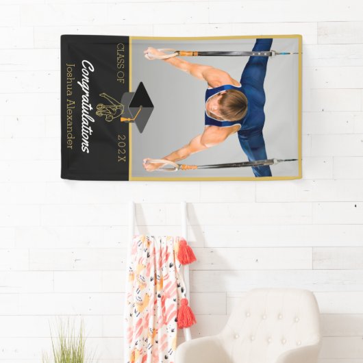 Foto der Fußball-Spieler gratulieren Absolvent Ba Banner (Insitu)