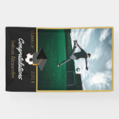 Foto der Fußball-Spieler gratulieren Absolvent Banner (Horizontal)