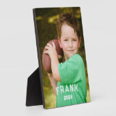 Foto der Fußballspielerfamilie Fotoplatte (Seite)