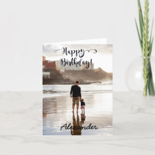 Foto der Geburtstagskarte Dankeskarte