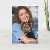 Foto der Geburtstagskarte Karte (Vorderseite)