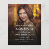 Foto der Geburtstagspartei - Einladung (Vorderseite)