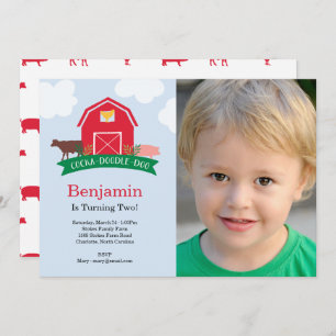 Foto der Geburtstagspartei von landwirtschaftliche Einladung