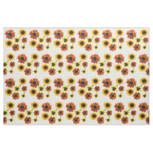 Foto der gelben Orangenblumen Blumengestelle Stoff