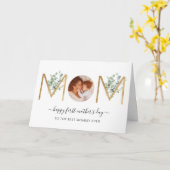 Foto der glücklichen Ersten Muttermutter Karte (Gelbe Blume)