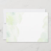 Foto der Gold Botanical Letter Graduation Party Einladung (Rückseite)