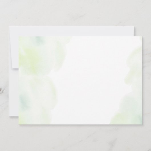 Foto der Gold Botanical Letter Graduation Party Einladung (Rückseite)