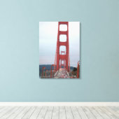 Foto der Golden Gate Bridge Wrapped Canvas Leinwanddruck (Insitu (Holzboden))