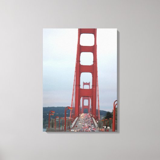 Foto der Golden Gate Bridge Wrapped Canvas Leinwanddruck (Vorderseite)