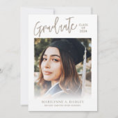 Foto der Graduierungspartei 2024 Einladung (Vorderseite)