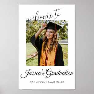Foto der Graduierungspartei Willkommen Poster