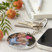 Foto der Großkinder Wir Liebe dir Oma Schlüsselanh Schlüsselanhänger (Vorderseite rechts)