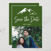 Foto der grünen Hochzeit in Urlaubsort Save The Date (Vorne/Hinten)