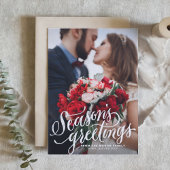 Foto der Grüße der Saison Feiertagskarte