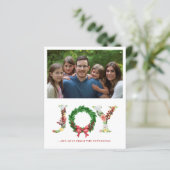 Foto der Haushaltsfamilie Freudentypografie Weihna (Stehend Vorderseite)