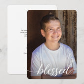 Foto der heiligen Kommunion Dankeskarte (Vorne/Hinten)