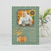 Foto der Herbstsaison Einladung (Stehend Vorderseite)