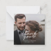 Foto der Hochzeit Mitteilungskarte (Vorderseite)