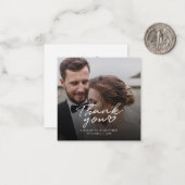 Foto der Hochzeit Mitteilungskarte (Vorderseite/Rückseite Beispiel)