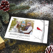 Foto der Jahreszeit Roter Kardinal Weihnachten