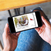 Foto der Jahreszeit Roter Kardinal Weihnachten