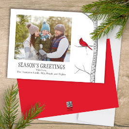 Foto der Jahreszeit Roter Kardinal Weihnachten