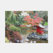 Foto der japanischen Gartenlandschaft Fußmatte (Vorderseite)